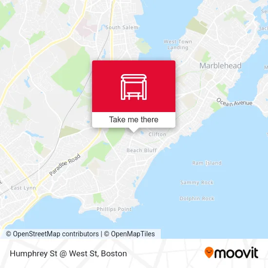 Humphrey St @ West St map