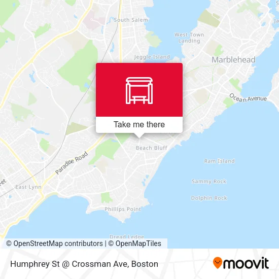 Mapa de Humphrey St @ Crossman Ave