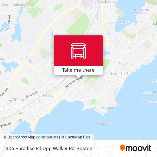 306 Paradise Rd Opp Walker Rd map