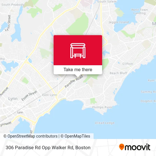 306 Paradise Rd Opp Walker Rd map