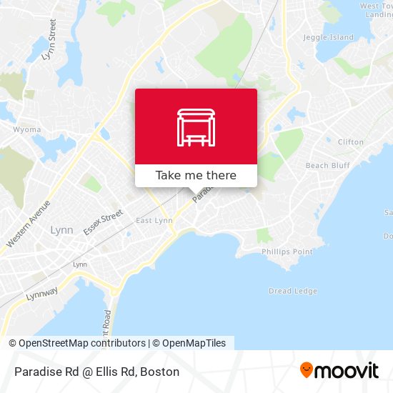 Paradise Rd @ Ellis Rd map