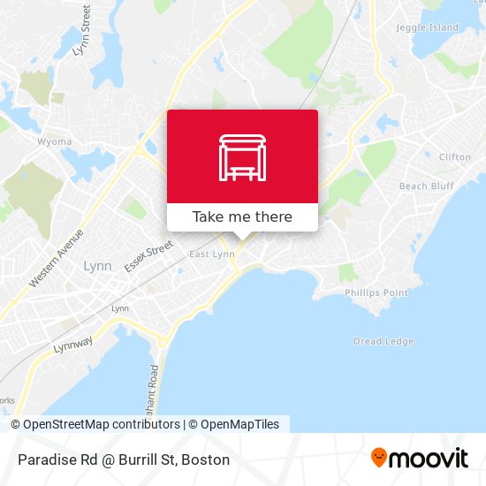Paradise Rd @ Burrill St map