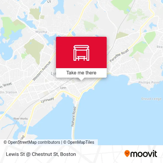 Lewis St @ Chestnut St map