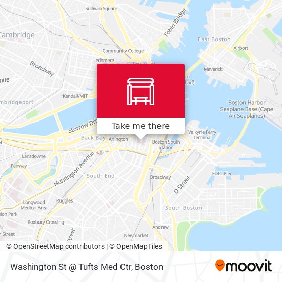 Washington St @ Tufts Med Ctr map