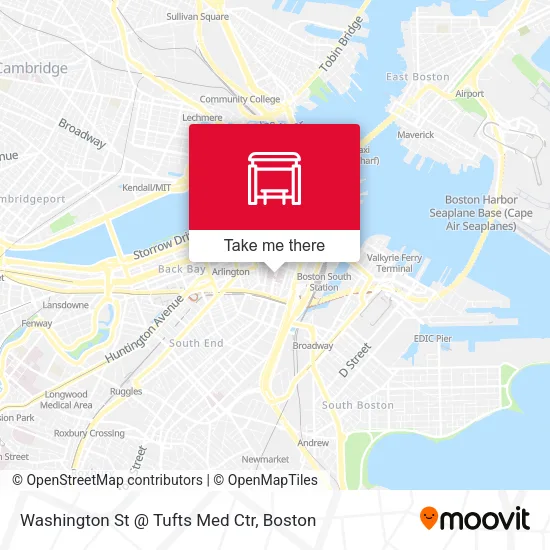 Mapa de Washington St @ Tufts Med Ctr