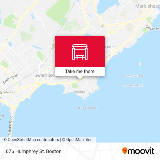 676 Humphrey St map