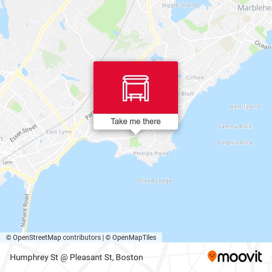 Humphrey St @ Pleasant St map