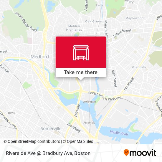 Mapa de Riverside Ave @ Bradbury Ave
