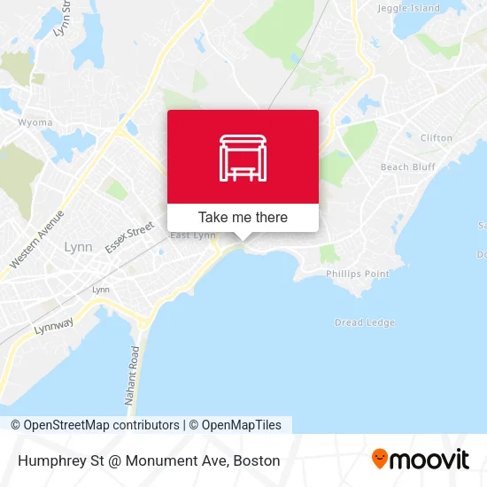 Humphrey St @ Monument Ave map