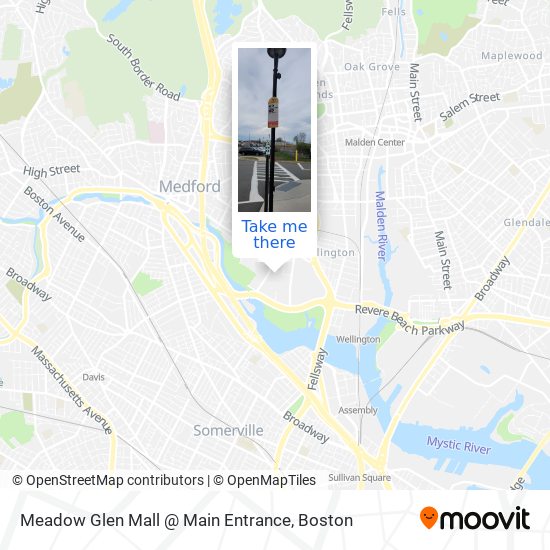 Mapa de Meadow Glen Mall @ Main Entrance