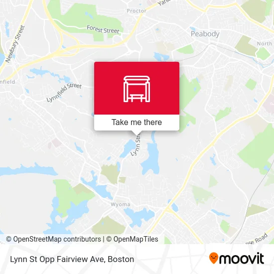 Lynn St Opp Fairview Ave map