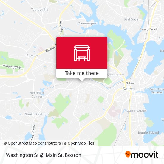 Mapa de Washington St @ Main St