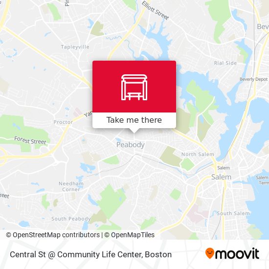 Central St @ Community Life Center map