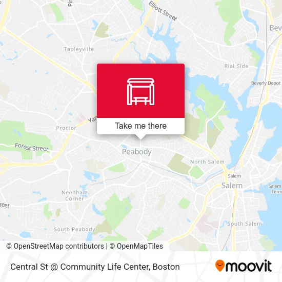 Mapa de Central St @ Community Life Center
