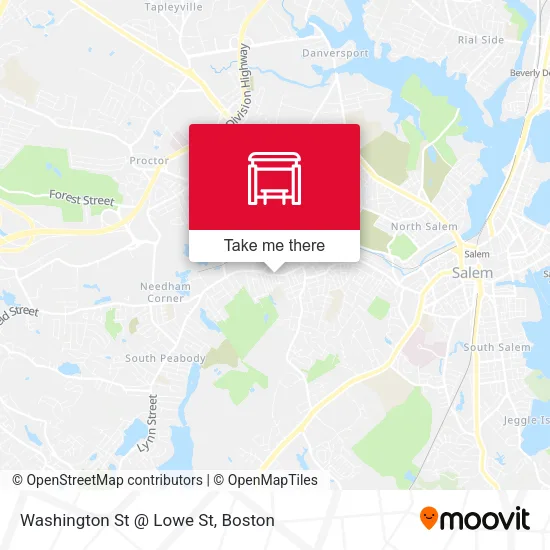 Washington St @ Lowe St map