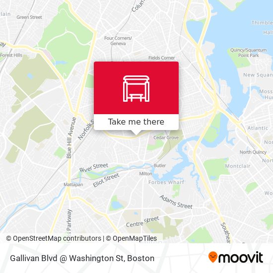 Gallivan Blvd @ Washington St map