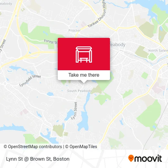 Mapa de Lynn St @ Brown St