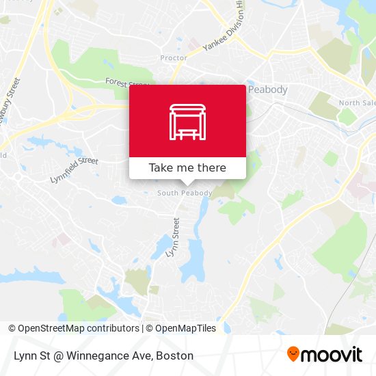 Mapa de Lynn St @ Winnegance Ave