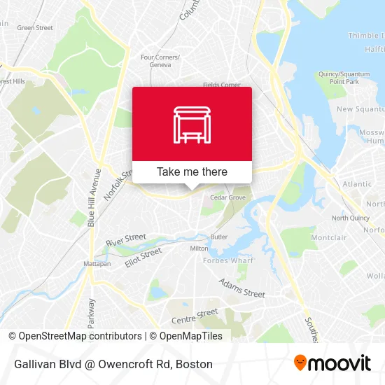Mapa de Gallivan Blvd @ Owencroft Rd