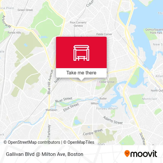 Gallivan Blvd @ Milton Ave map