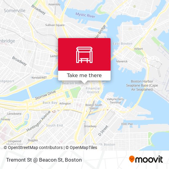 Tremont St @ Beacon St map