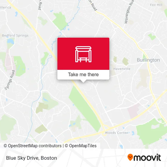 Blue Sky Drive map