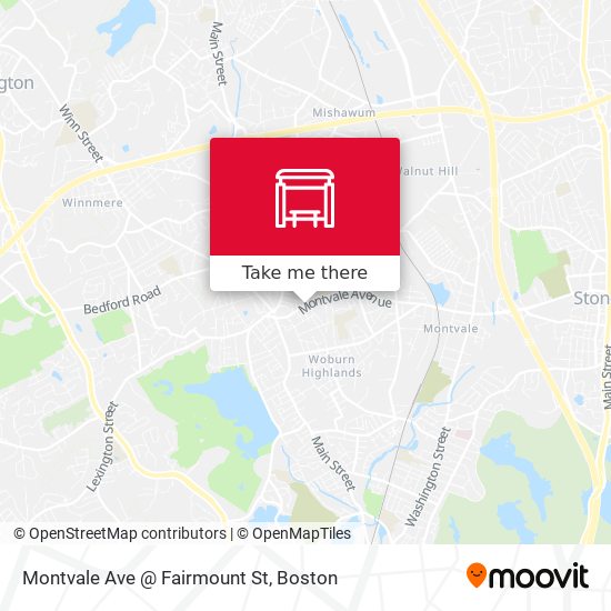 Montvale Ave @ Fairmount St map