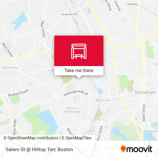 Salem St @ Hilltop Terr map