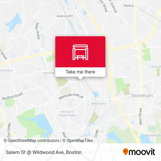 Salem St @ Wildwood Ave map