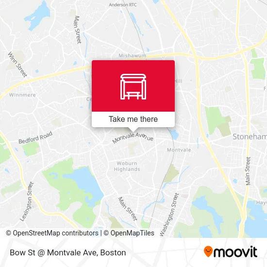 Bow St @ Montvale Ave map