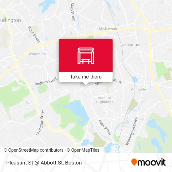 Pleasant St @ Abbott St map