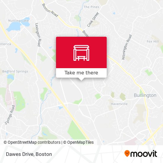 Mapa de Dawes Drive