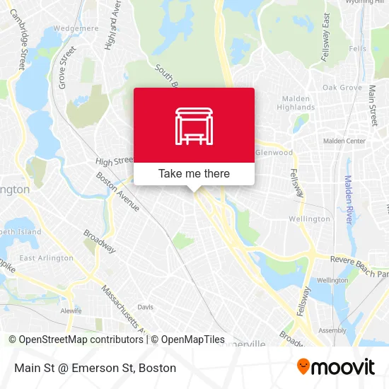 Mapa de Main St @ Emerson St