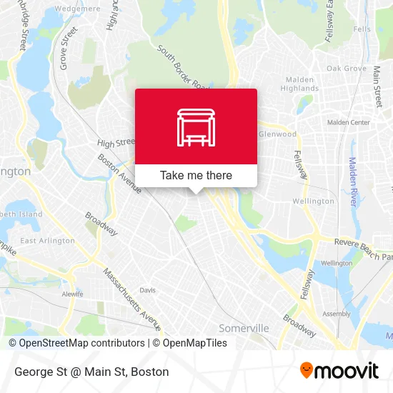 Mapa de George St @ Main St