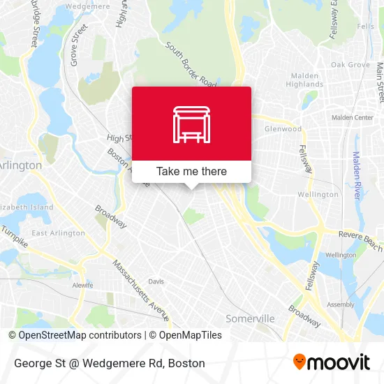 Mapa de George St @ Wedgemere Rd