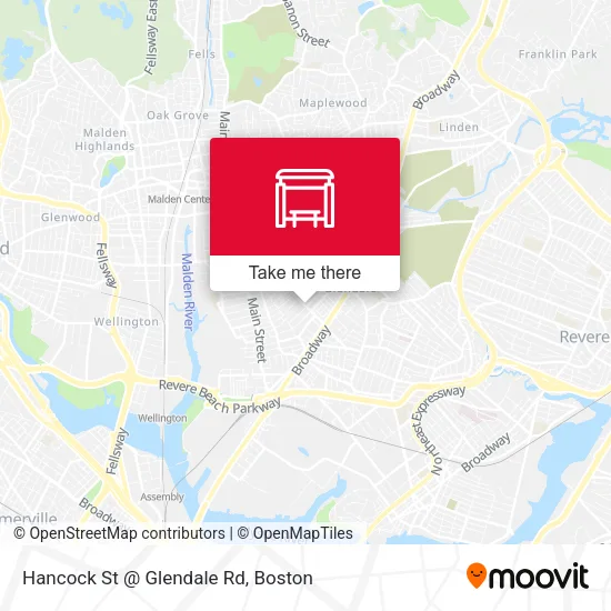 Mapa de Hancock St @ Glendale Rd