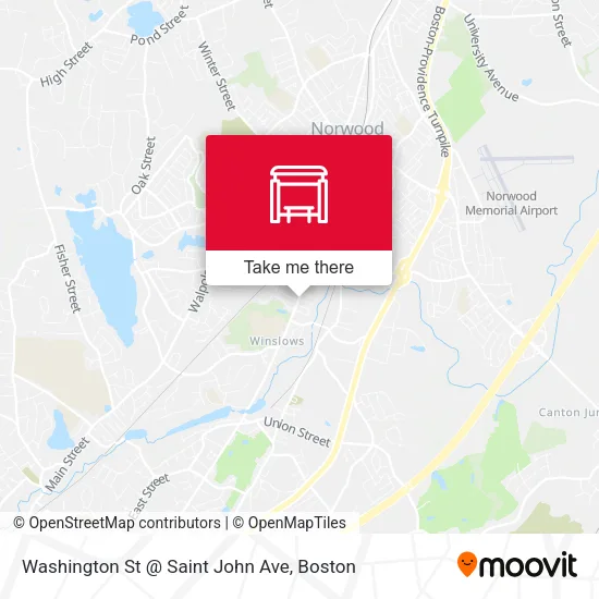 Washington St @ Saint John Ave map