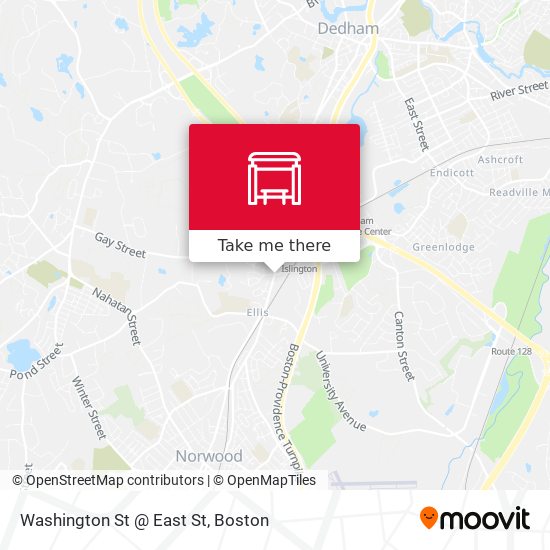 Mapa de Washington St @ East St