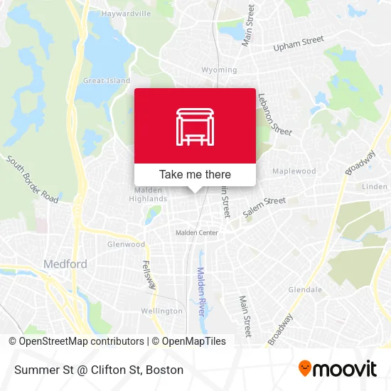 Mapa de Summer St @ Clifton St