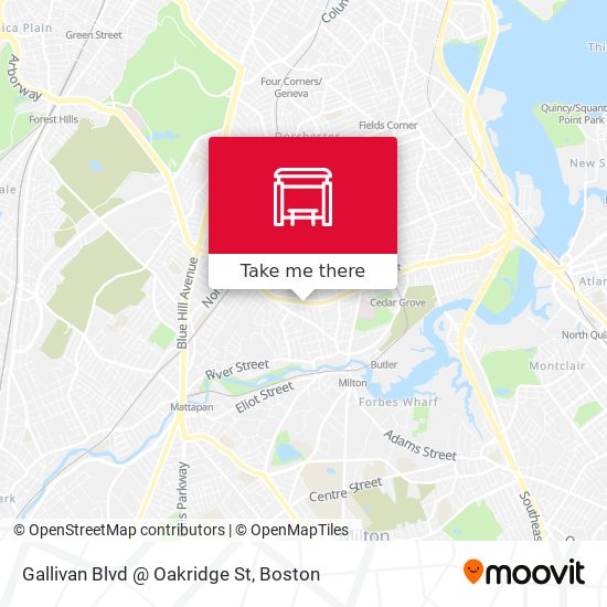 Mapa de Gallivan Blvd @ Oakridge St