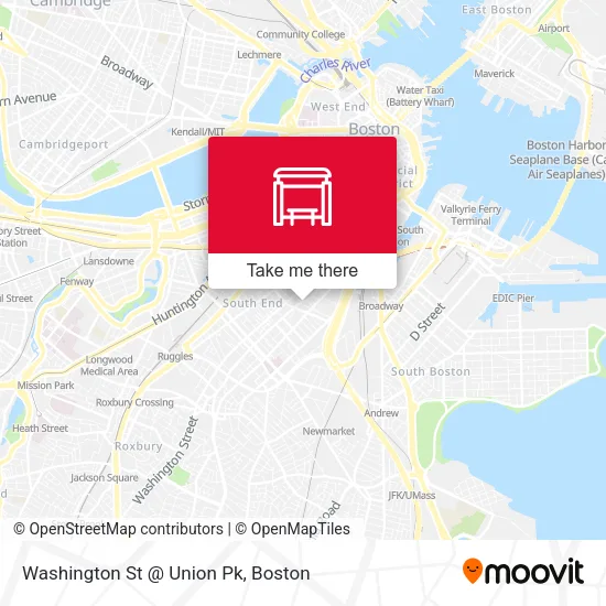 Mapa de Washington St @ Union Pk