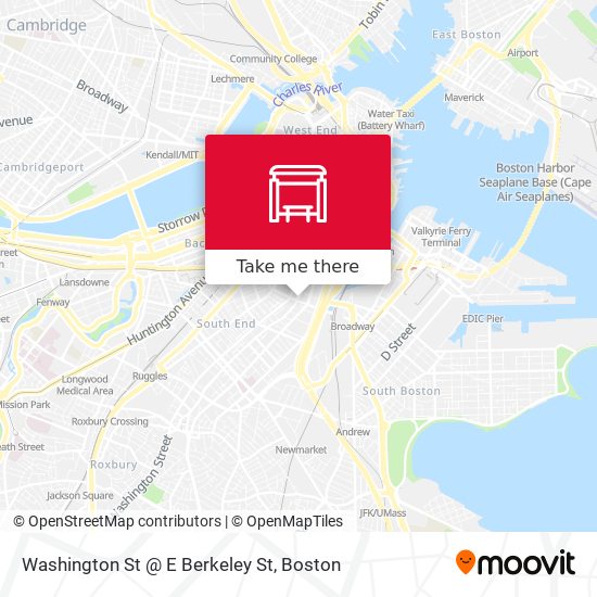Washington St @ E Berkeley St map
