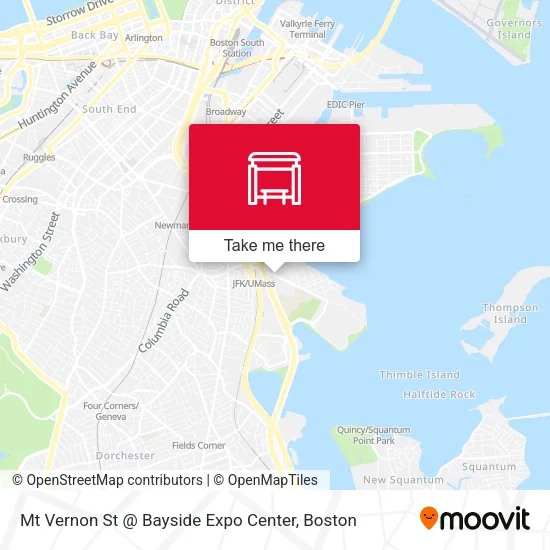 Mapa de Mt Vernon St @ Bayside Expo Center