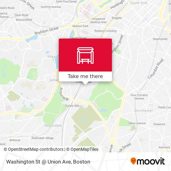 Mapa de Washington St @ Union Ave