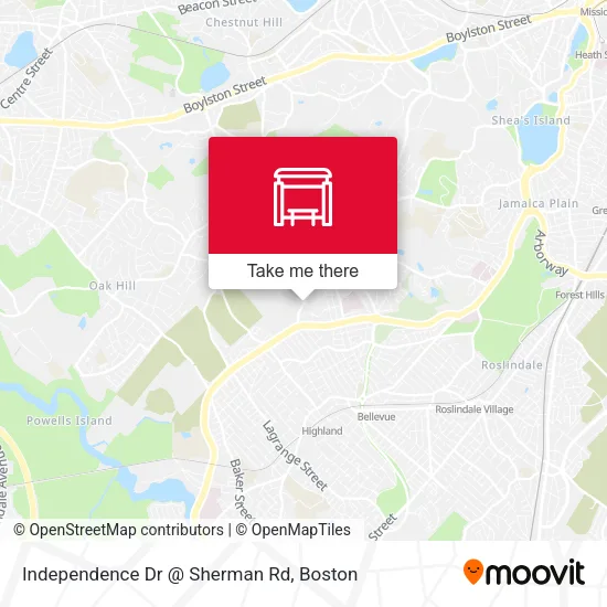 Independence Dr @ Sherman Rd map