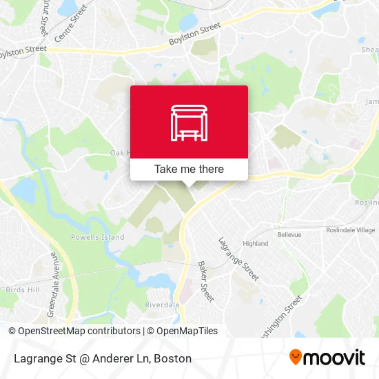 Mapa de Lagrange St @ Anderer Ln