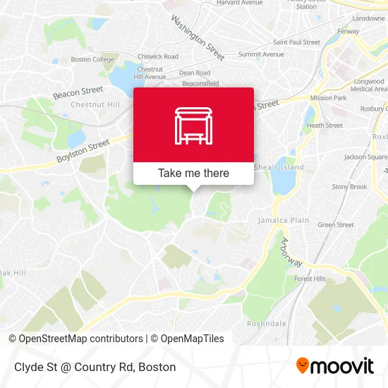 Clyde St @ Country Rd map