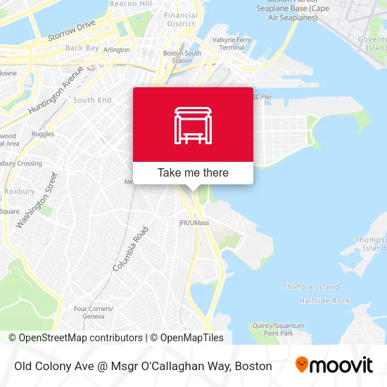 Mapa de Old Colony Ave @ Msgr O'Callaghan Way