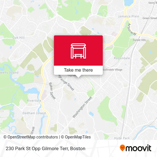 230 Park St Opp Gilmore Terr map