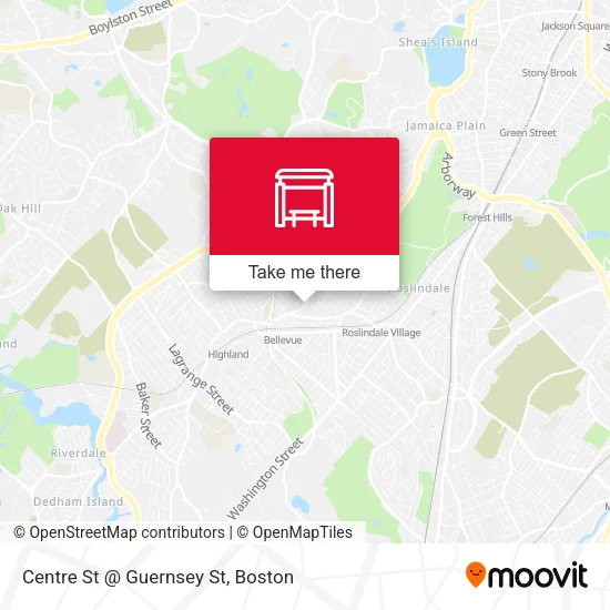 Centre St @ Guernsey St map